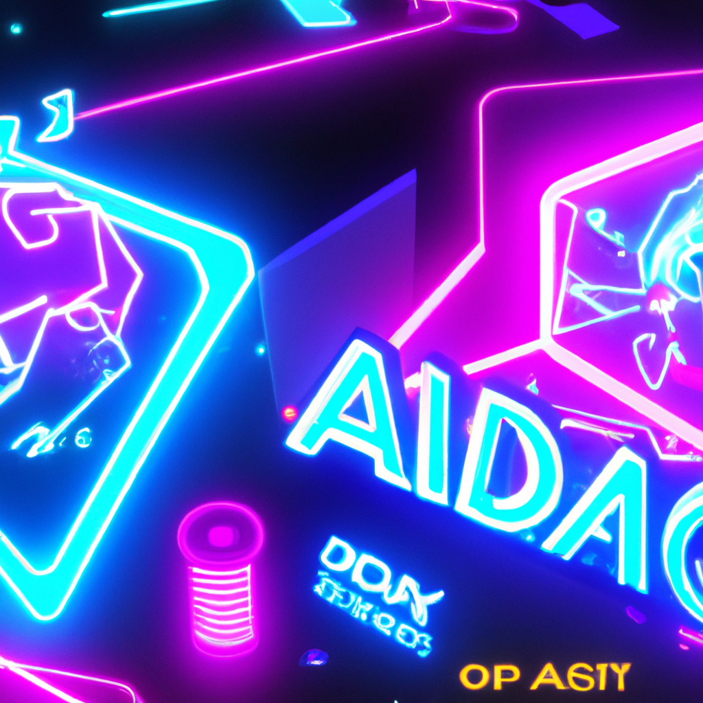 NightArcade neon arcade hero scene