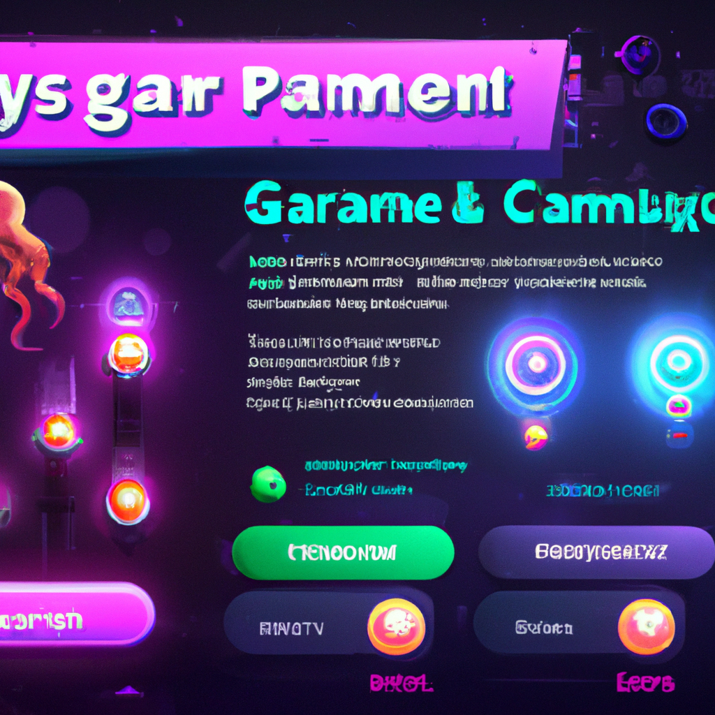 Gallery: neon level preview with HUD